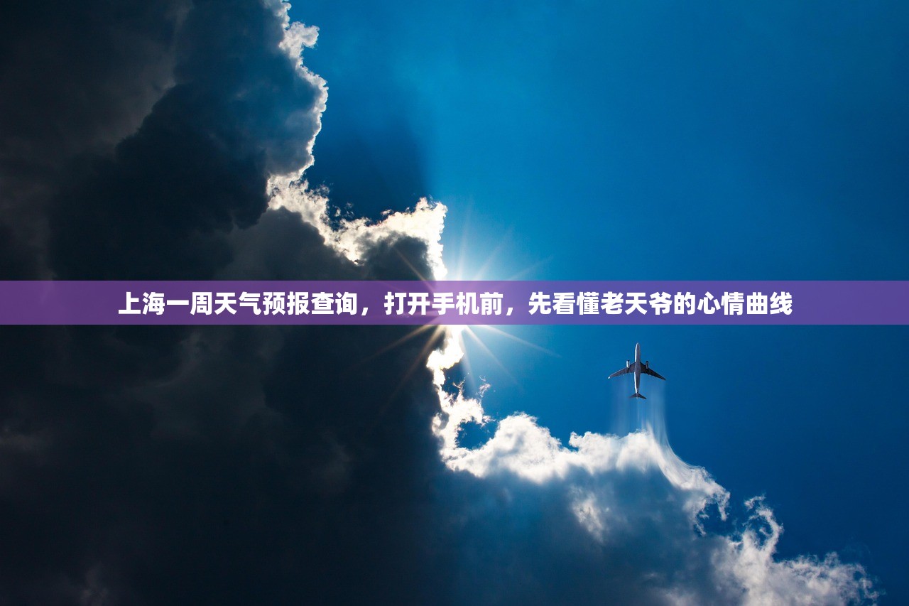 上海一周天气预报查询，打开手机前，先看懂老天爷的心情曲线