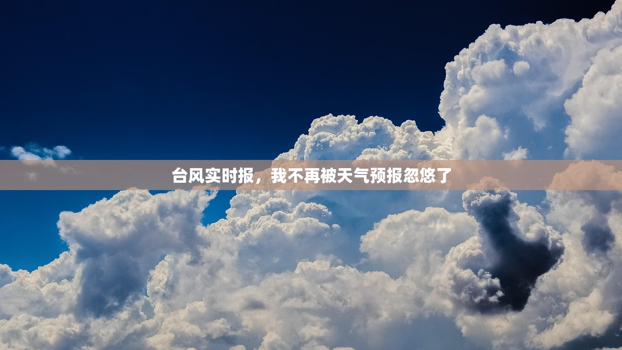 台风实时报，我不再被天气预报忽悠了