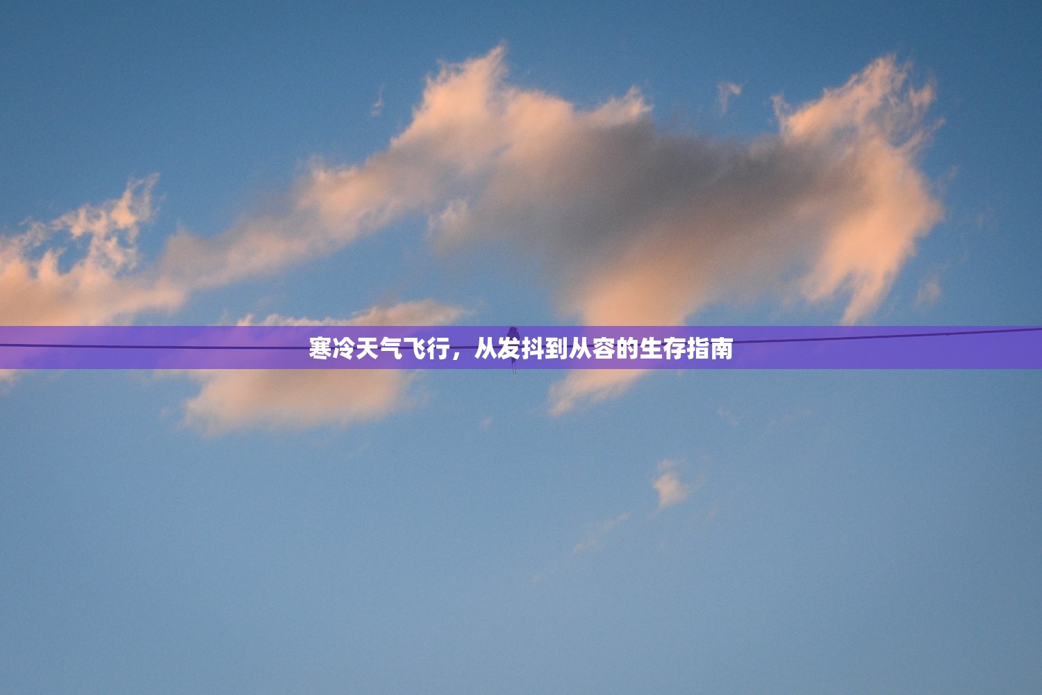 寒冷天气飞行，从发抖到从容的生存指南